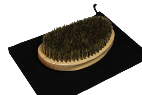 Smooth Stylz 360 Wave Brush – Tan with Black Bag | Soft Bristle